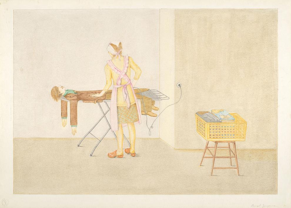 Birgit Jürgenssen. Housewives' working, 1972, 1973