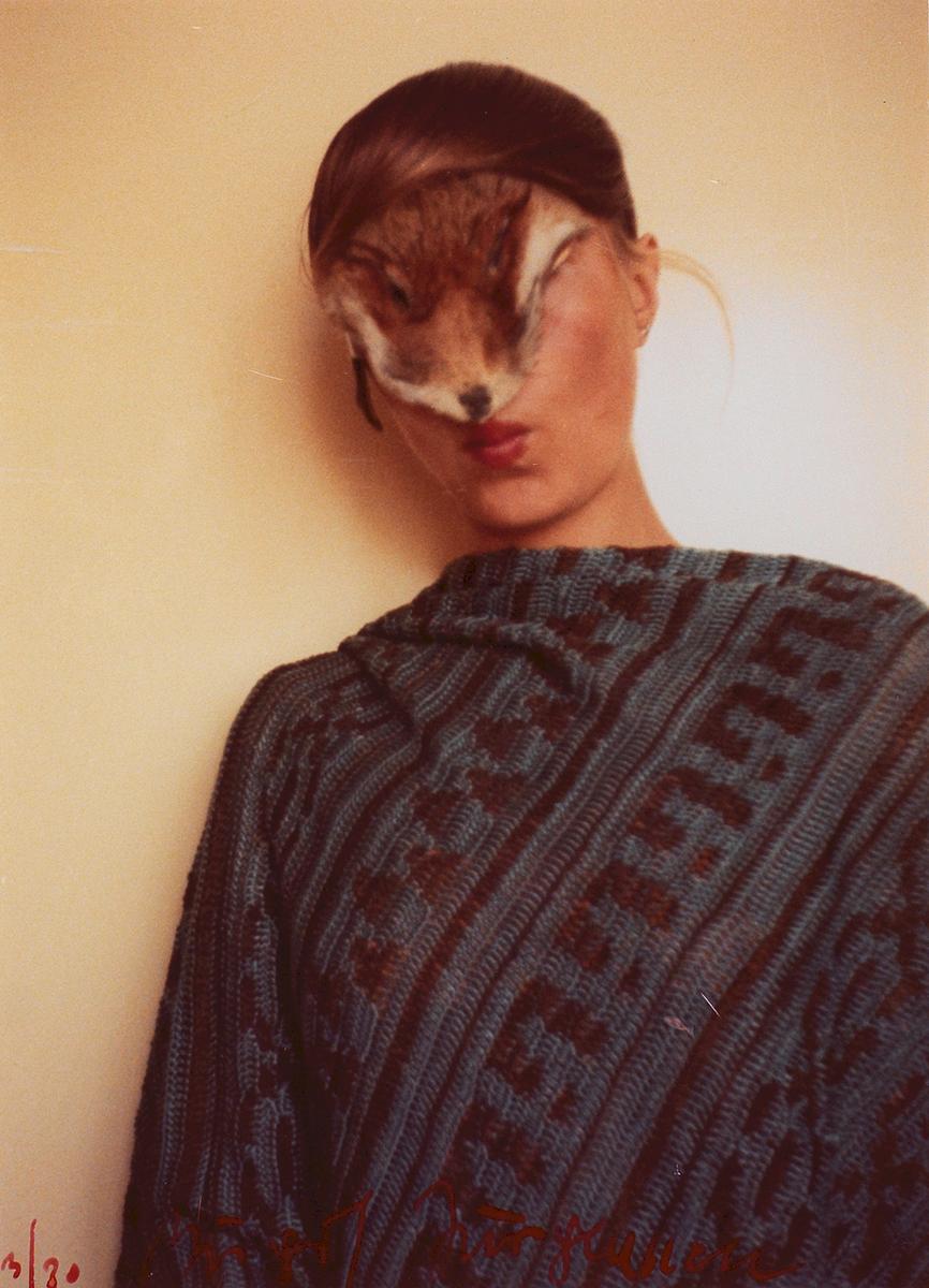 Birgit Jürgenssen, Ohne Titel (Selbst mit Fellchen), 1974/1977 (Estate Nr. ph679). SAMMLUNG VERBUND, Wien. Photo: Wolfgang Woessner
